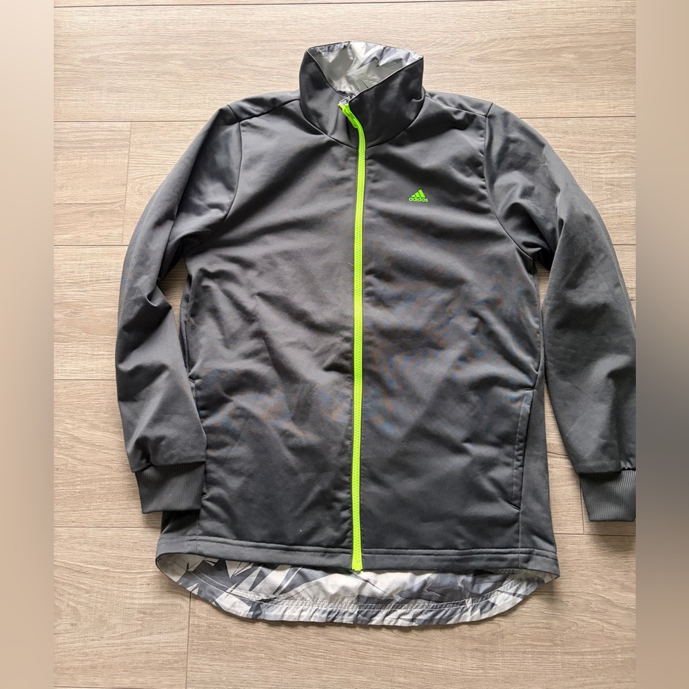 Adidas Messi Climastorm Jacket Youth L 13–14Y Full Zip Soccer Windbreaker